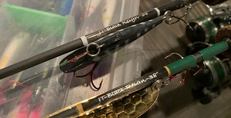 JT Black Reign Ice Fishing Rod