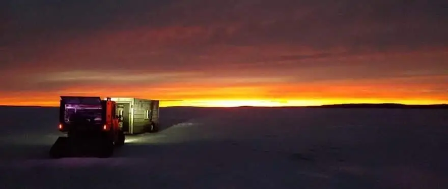 Devils Lake Ice Fishing