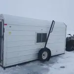 mobile ice fishing house