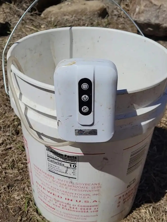 Minnow Bucket Aerator